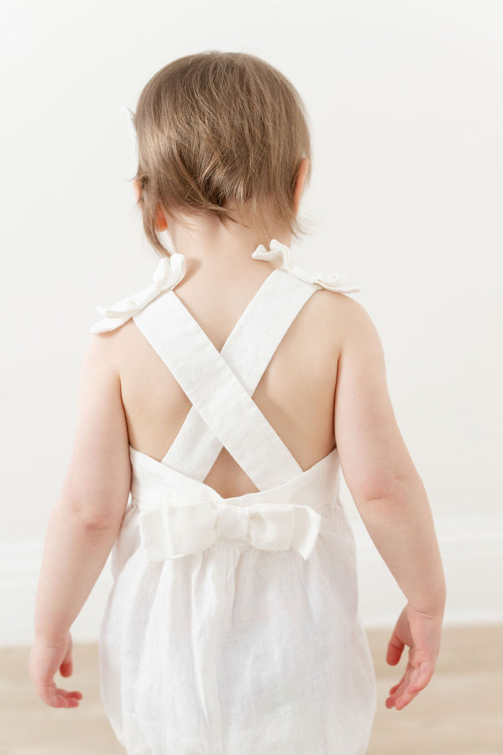 Emerson Romper in Linen