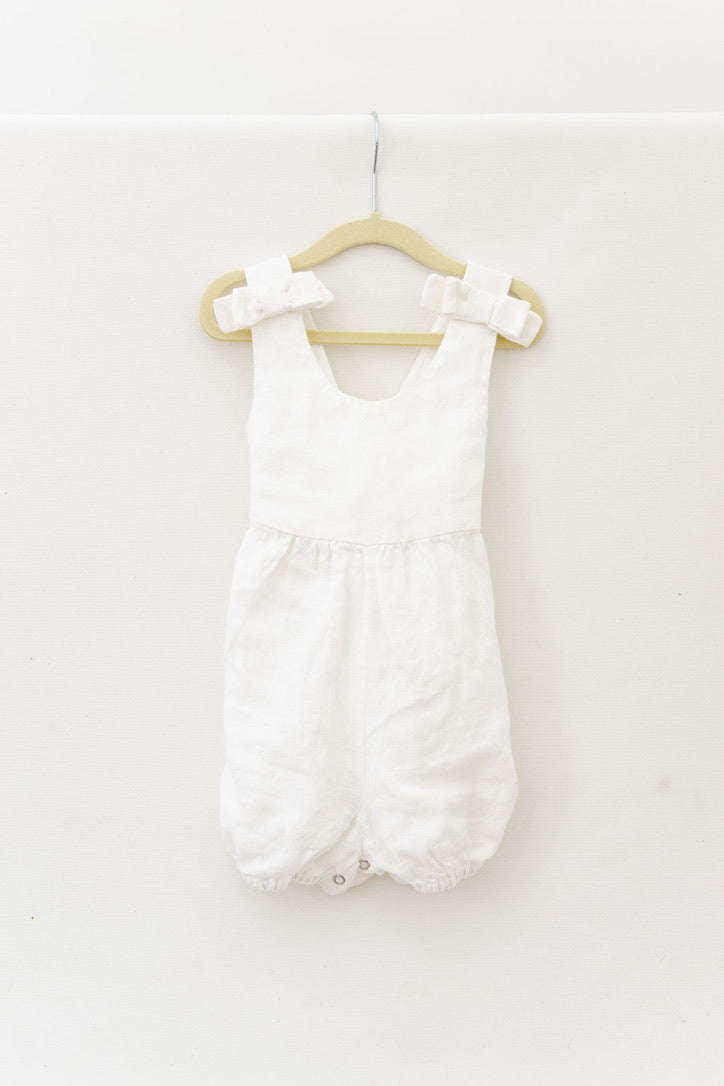 Emerson Romper in Linen