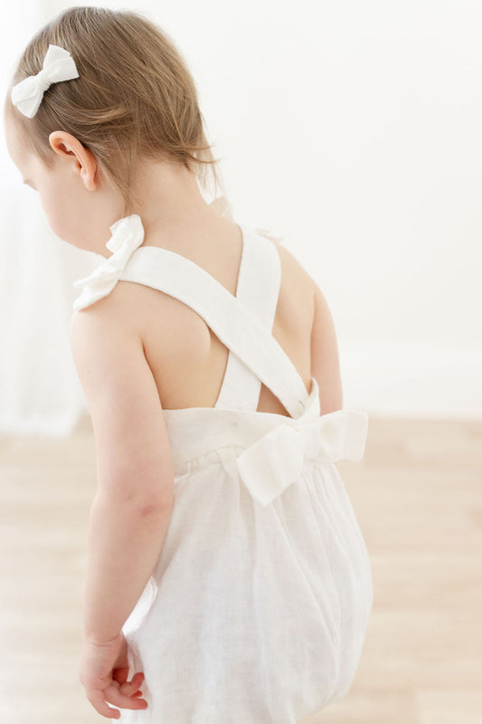 Emerson Romper in Linen