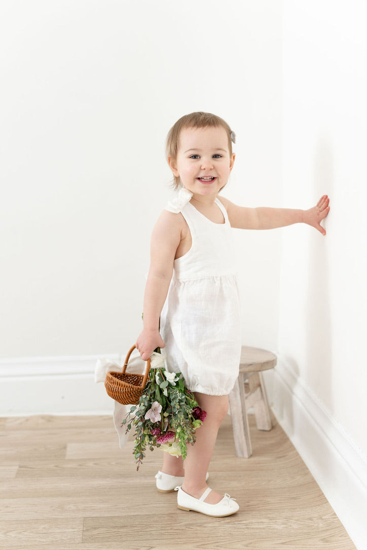 Emerson Romper in Linen